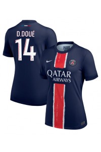 Fotbalové Dres Paris Saint-Germain Desire Doue #14 Dámské Domácí Oblečení 2024-25 Krátký Rukáv